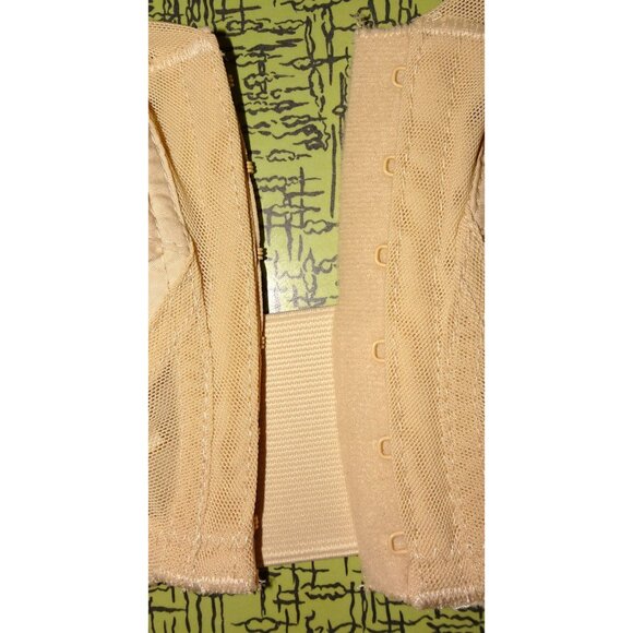 Vintage Ivory Exquisite Form Bullet Bra 36 B front closure pinup retro pointy - Picture 6 of 8